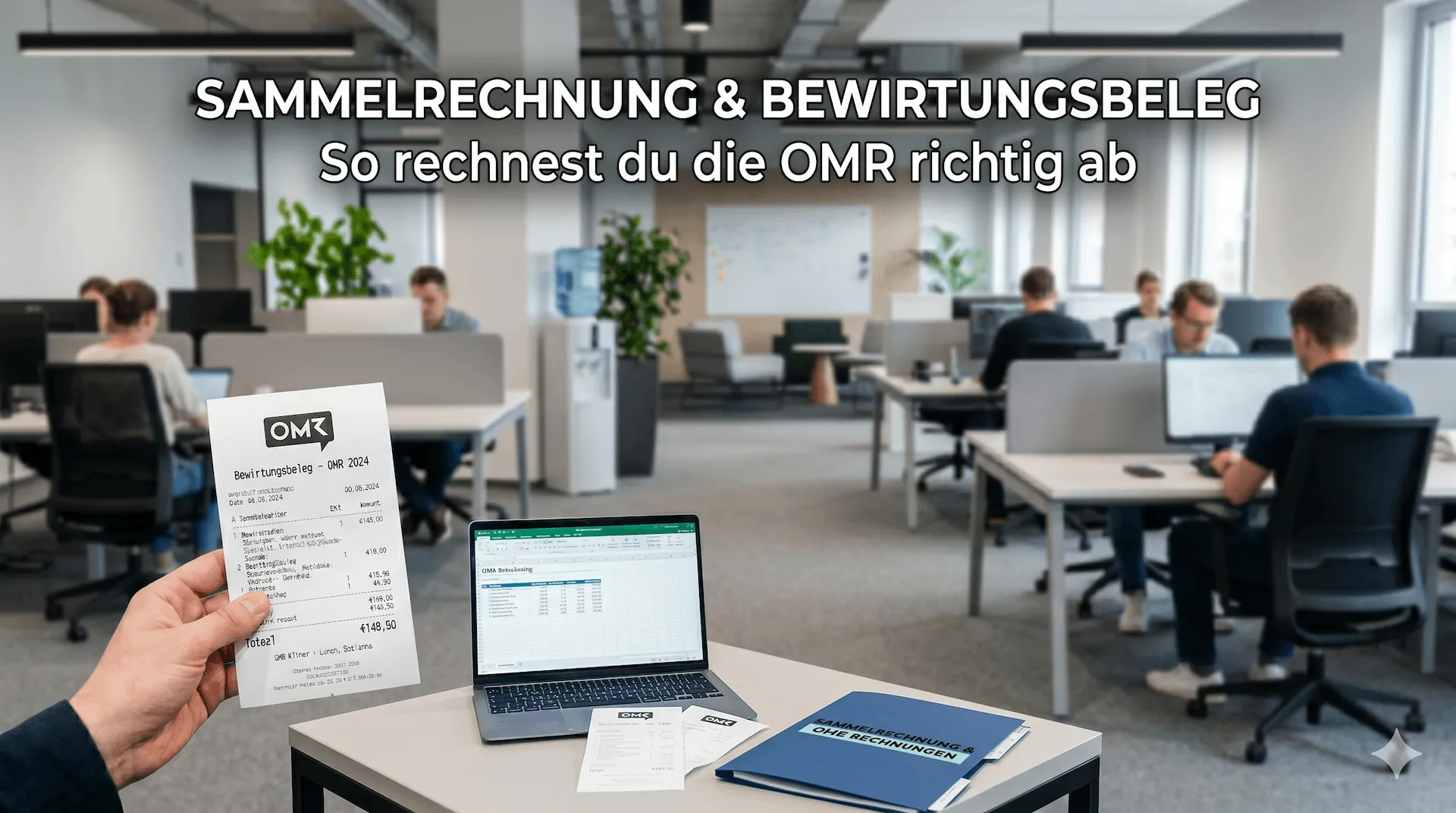 Sammelrechnung von der Konferenz aufteilen: So bekommst Du Deine Bewirtungsbelege rechtssicher hin